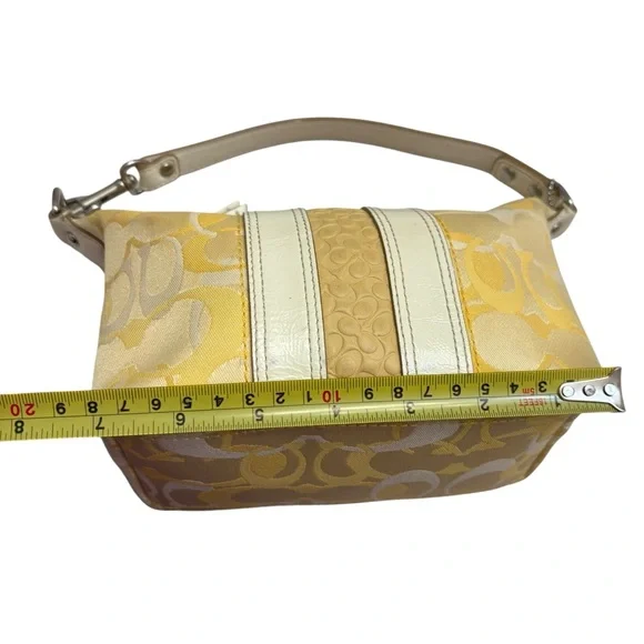 Coach vintage y2k yellow optic c mini bag RARE - Picture 9 of 12